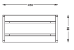Bisley Quattro werkplek, Mmax 160 x 80cm