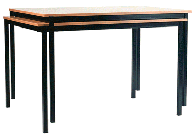 Vergadertafel Kantinetafel Ecco 1137 Stapelbare tafels Goedkope en Sterke tafels kopen 120x60 120x80 160x80 80x80cm Mmax