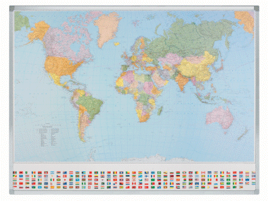 Wereldkaart - Kümmerly Frey staatkundige kaart, WERELDKAART 7-610000 PLANNING - logistiek kopen, legamaster